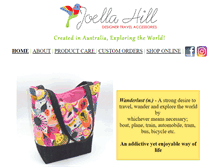 Tablet Screenshot of joellahill.com.au